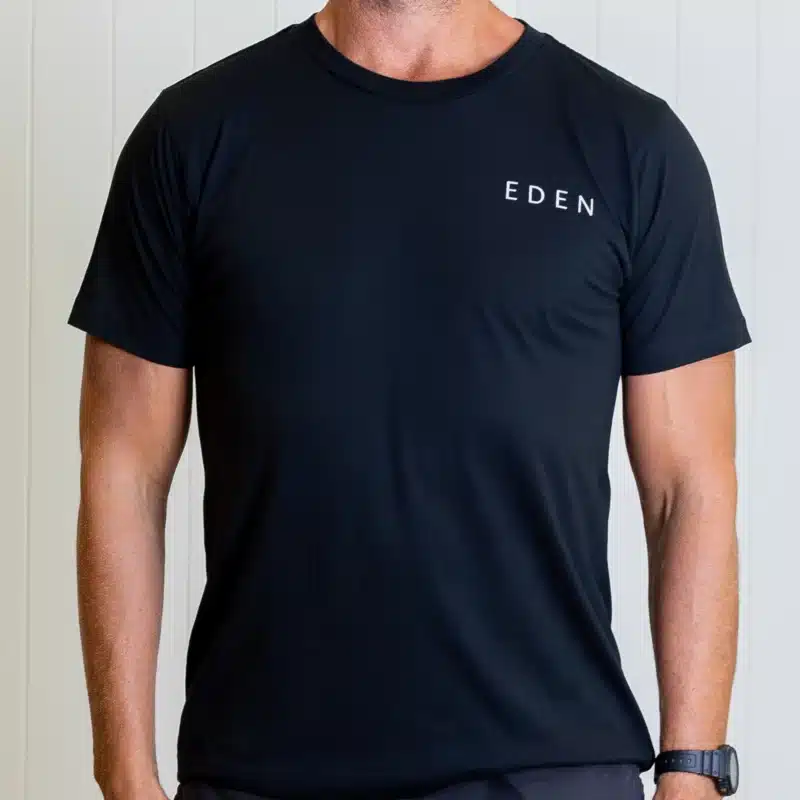 Eden Unisex Black Tee