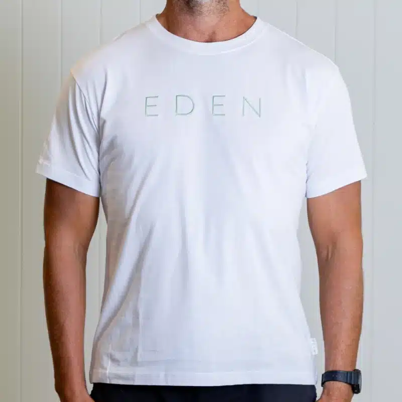 Eden Unisex White Tee